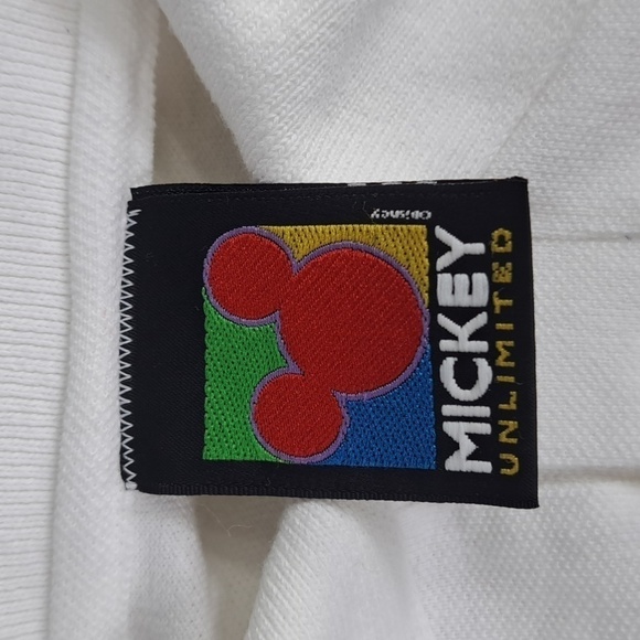 Mikey Mouse Unlimited Florida embroidered LG white casual preppy golf polo shirt - Picture 5 of 5